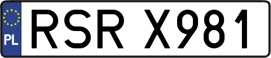 RSRX981
