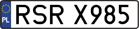 RSRX985