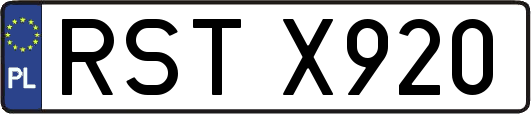 RSTX920