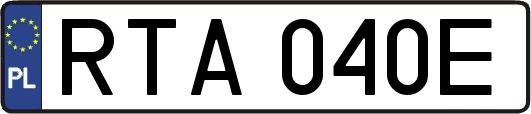 RTA040E