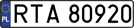 RTA80920