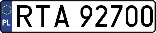 RTA92700