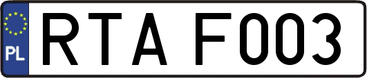 RTAF003