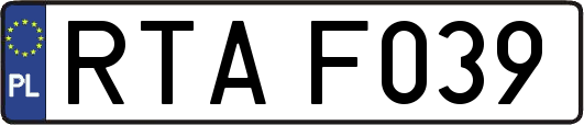 RTAF039