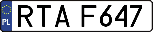 RTAF647