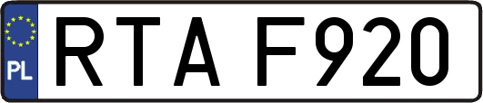 RTAF920