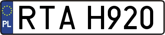 RTAH920