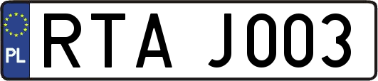 RTAJ003