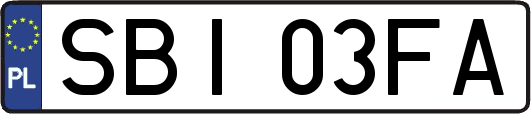 SBI03FA