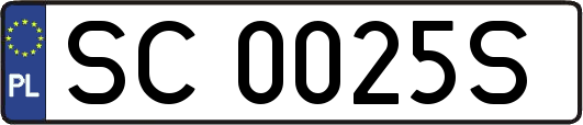 SC0025S