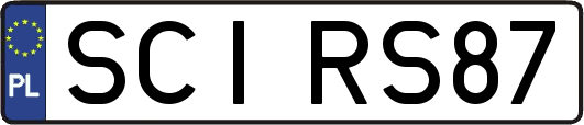 SCIRS87