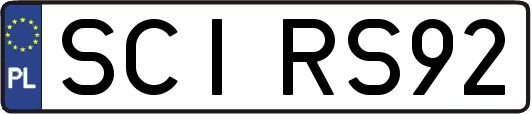 SCIRS92
