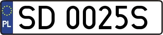 SD0025S