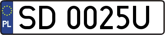 SD0025U