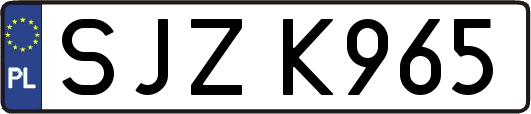 SJZK965