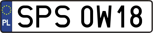 SPS0W18