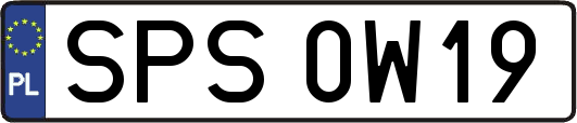 SPS0W19