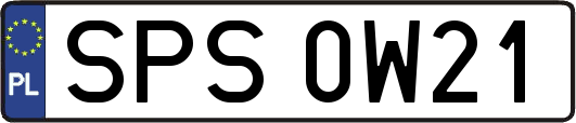 SPS0W21
