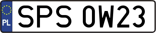 SPS0W23