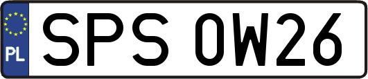 SPS0W26