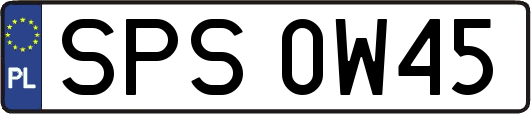 SPS0W45