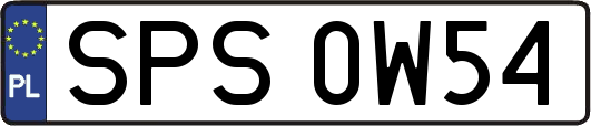 SPS0W54