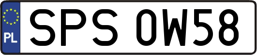 SPS0W58