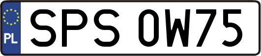 SPS0W75
