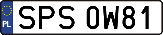 SPS0W81