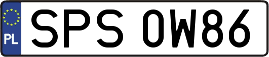 SPS0W86