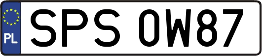 SPS0W87
