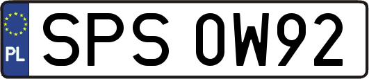 SPS0W92