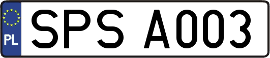 SPSA003
