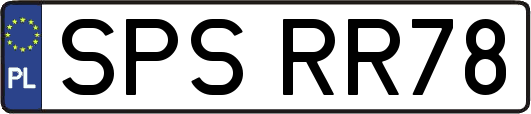 SPSRR78
