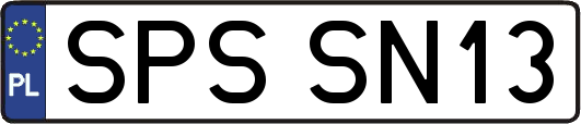 SPSSN13