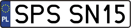 SPSSN15