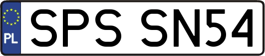 SPSSN54