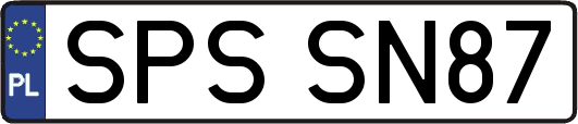 SPSSN87