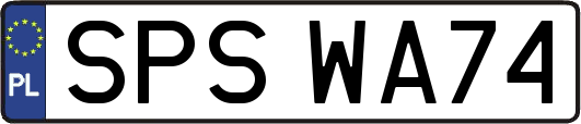 SPSWA74