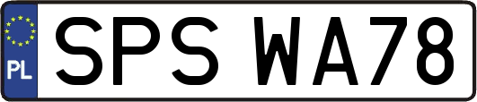 SPSWA78