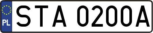 STA0200A