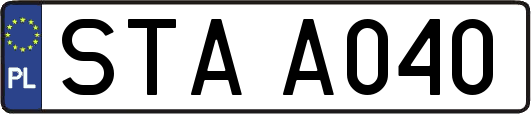STAA040