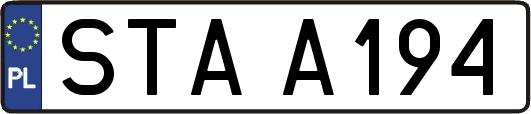 STAA194