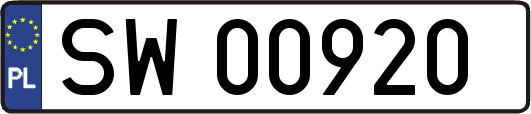 SW00920