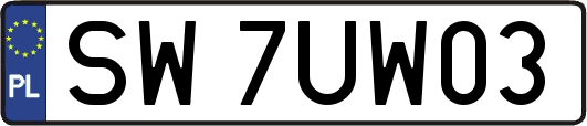 SW7UW03