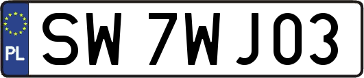 SW7WJ03