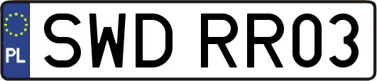 SWDRR03