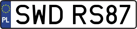 SWDRS87