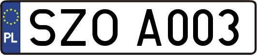 SZOA003