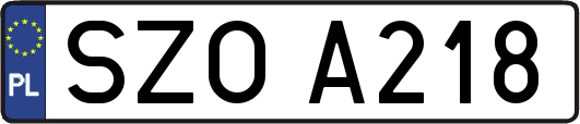 SZOA218